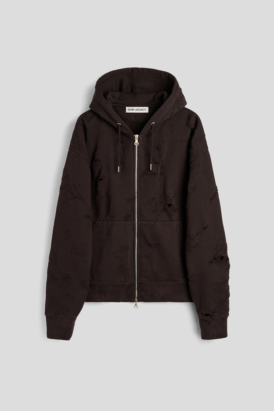 Our Legacy - HOODIE ZIP RASCAL MARRON - LE LABO STORE