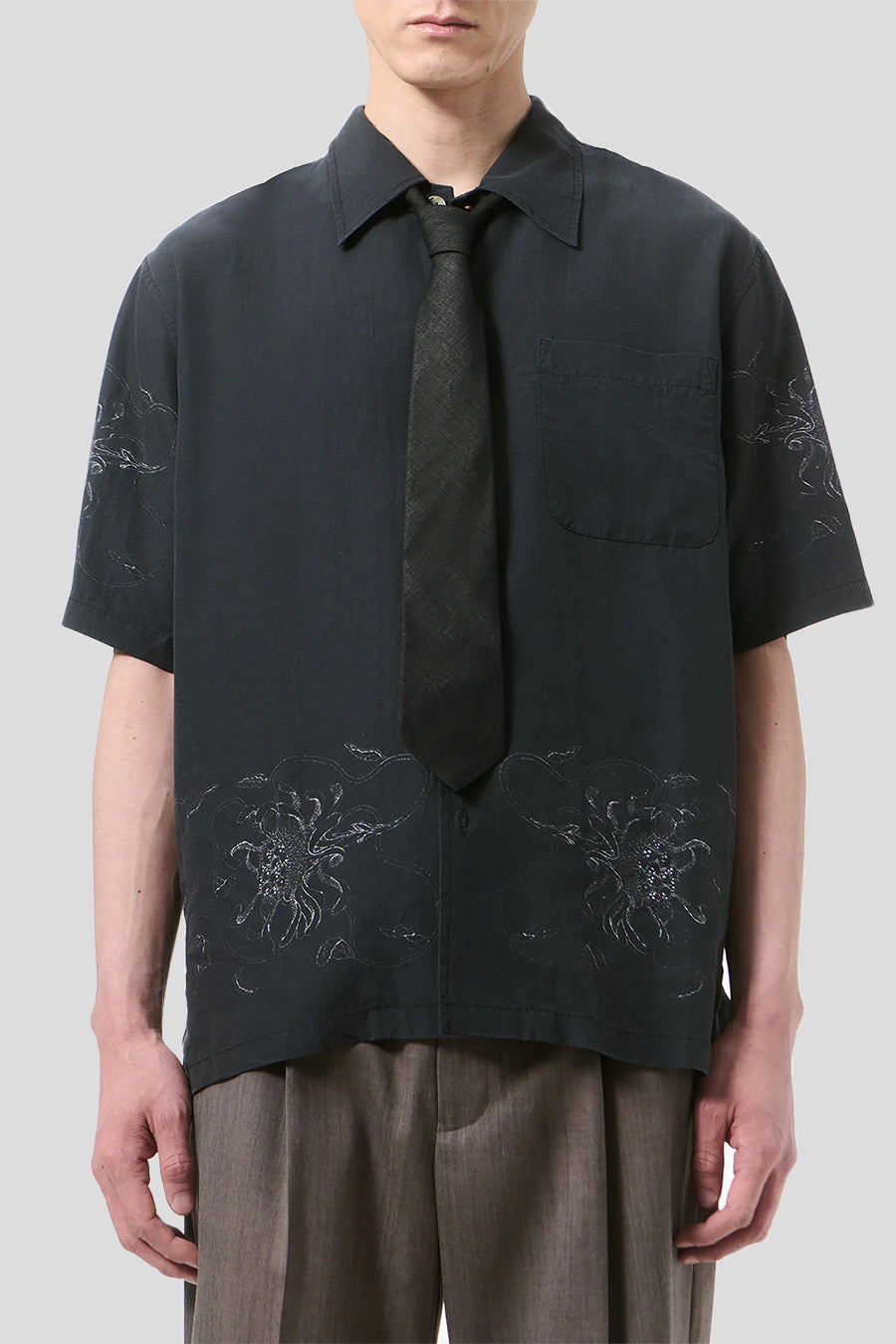 Our Legacy - CRAVATE BLACK ECHO PRISTINE VOILE - LE LABO STORE