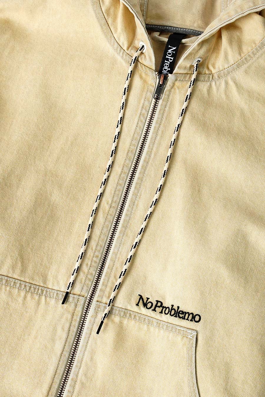 NO PROBLEMO - VESTE EN JEAN DE TRAVAIL BEIGE - LE LABO STORE