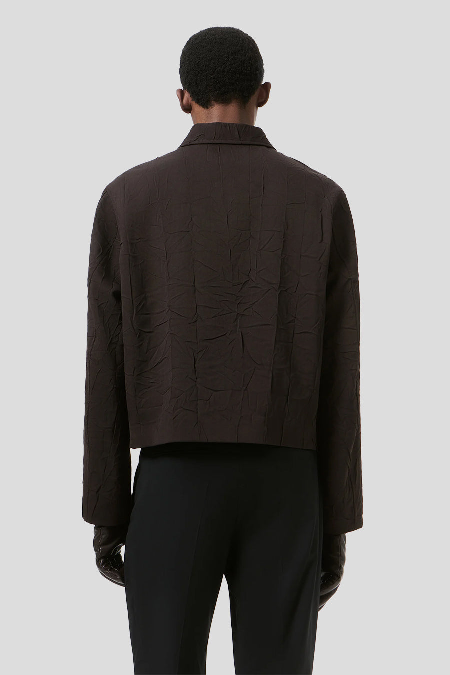 Our Legacy - VESTE MINI JACKET MARRON FONCÉ - LE LABO STORE