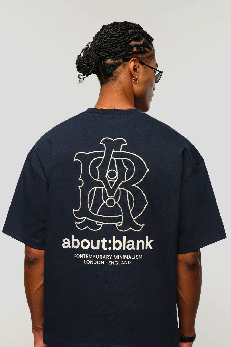 about:blank - NAVY EMBLEM T-SHIRT - LE LABO STORE