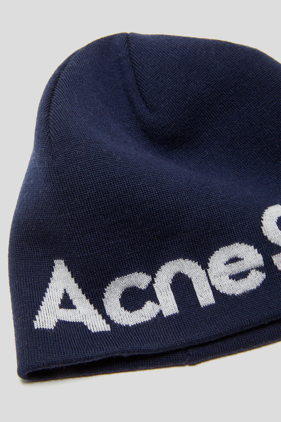ACNE STUDIOS - BONNET EN LAINE BLEU MARINE - LE LABO STORE