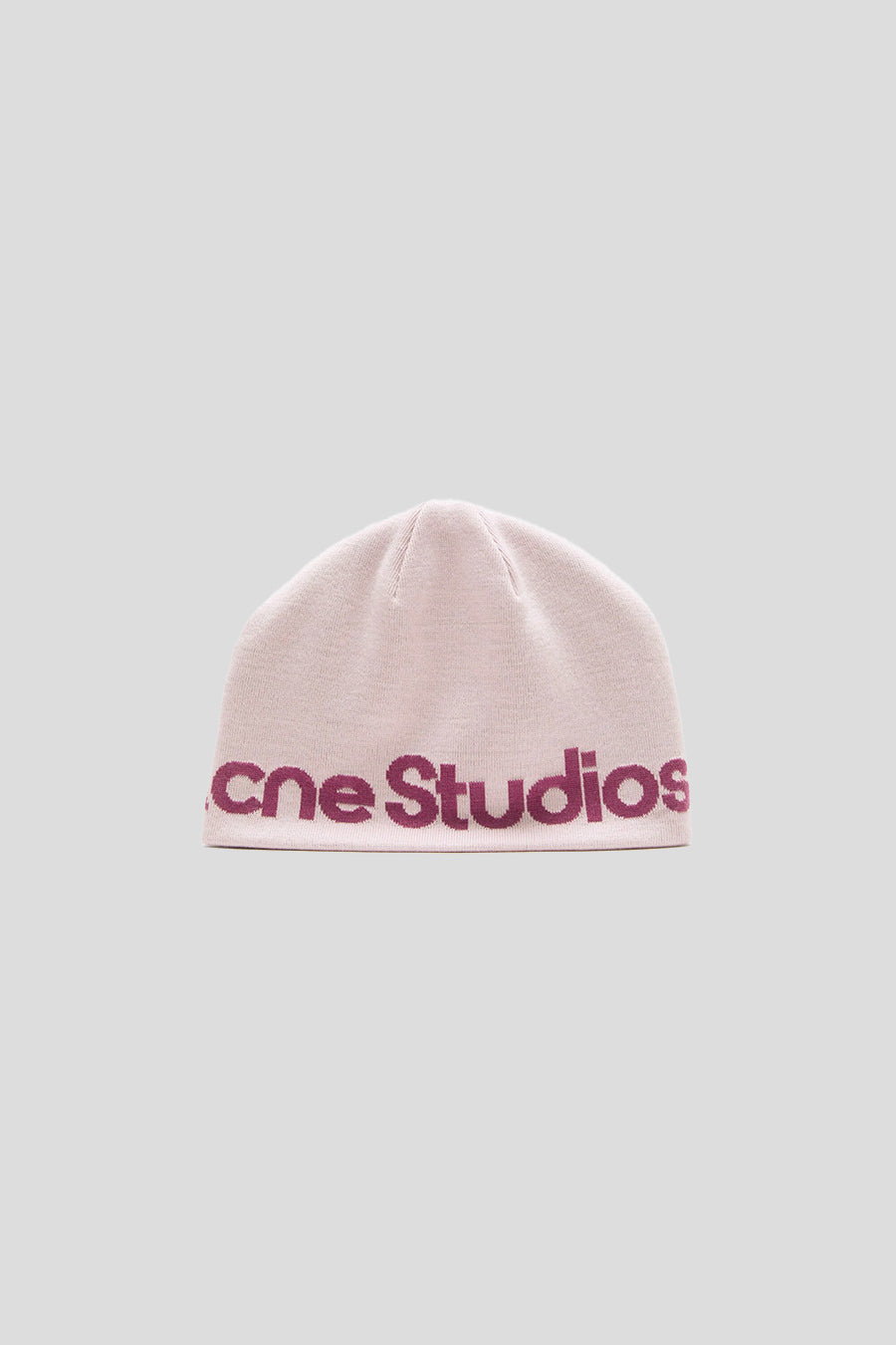 ACNE STUDIOS - BONNET EN LAINE ROSE ET VIOLET - LE LABO STORE