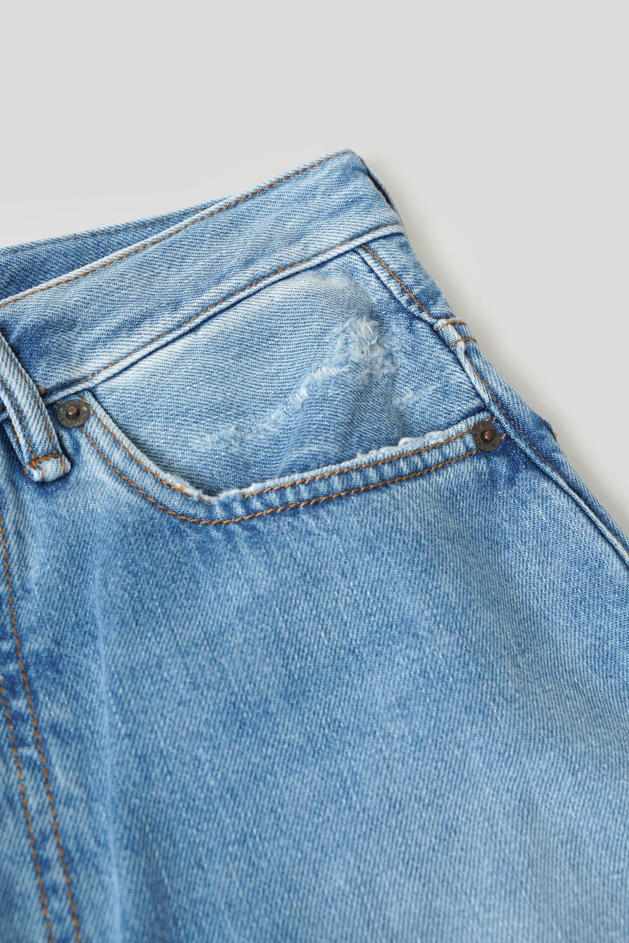 ACNE STUDIOS - LIGHT BLUE DENIM SHORTS - LE LABO STORE