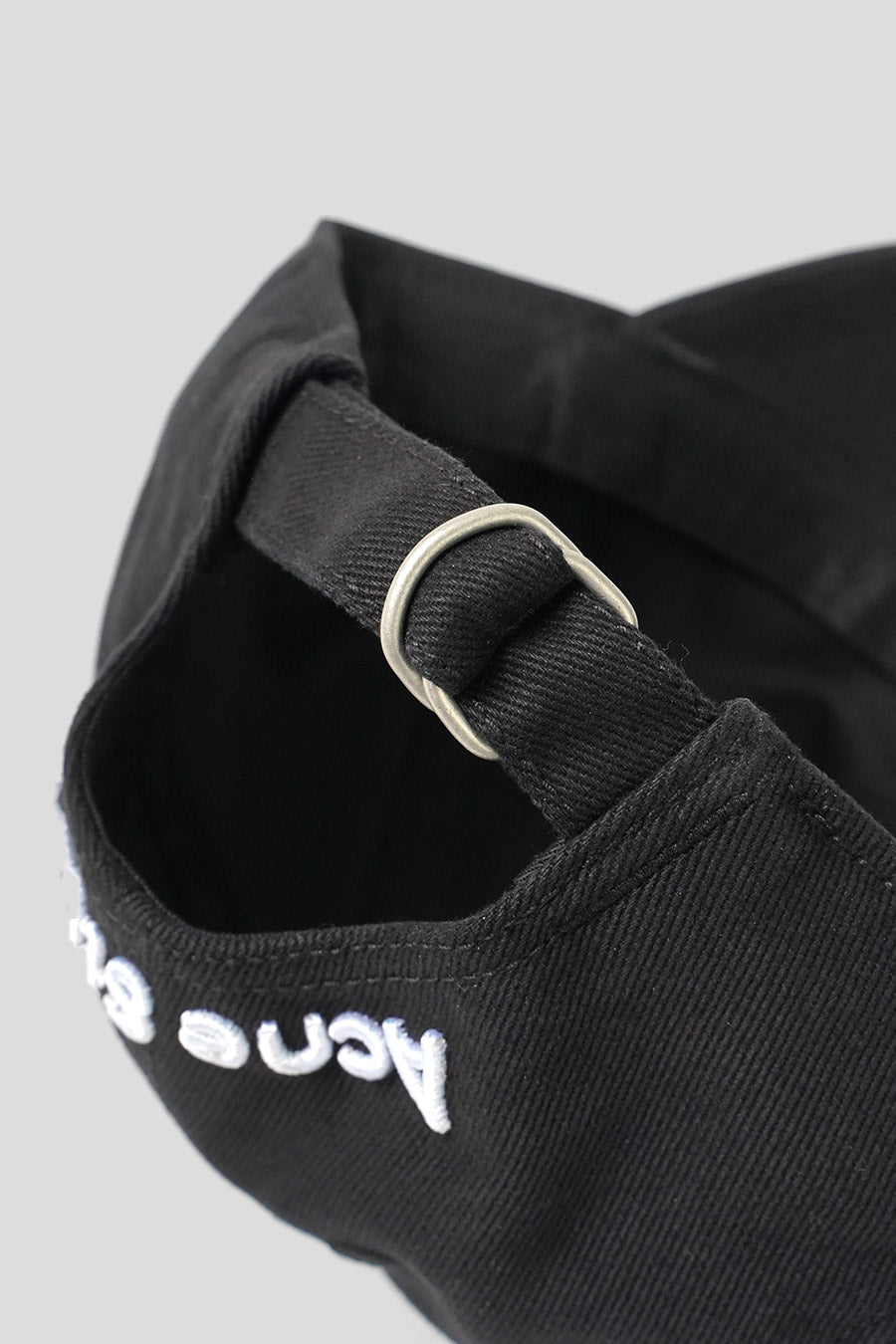 ACNE STUDIOS - BLACK LOGO CAP - LE LABO STORE