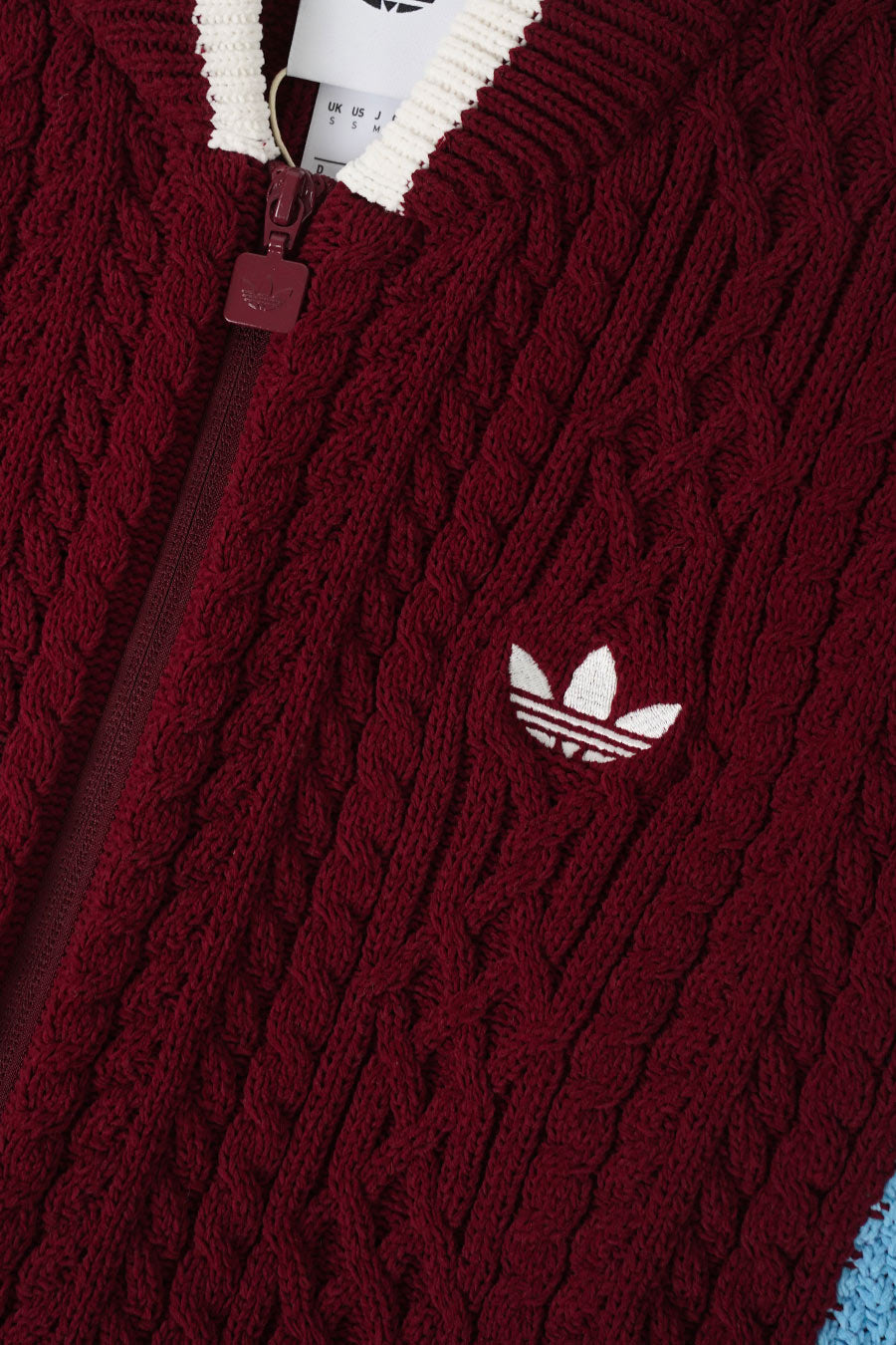 ADIDAS - CARDIGAN RÉTRO ROUGE, BLANC ET BLEU - LE LABO STORE