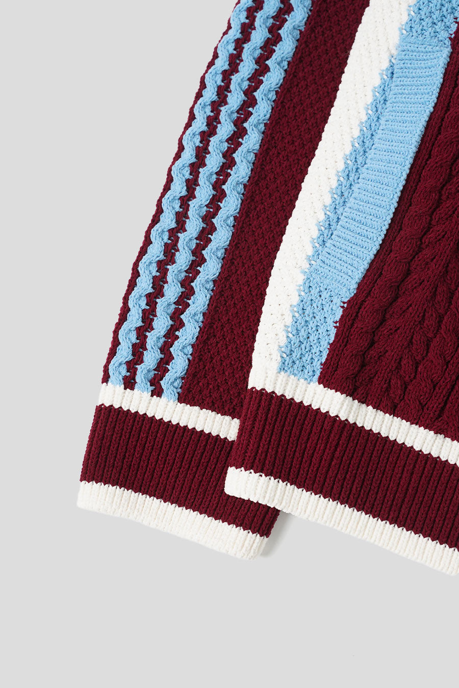 ADIDAS - CARDIGAN RÉTRO ROUGE, BLANC ET BLEU - LE LABO STORE