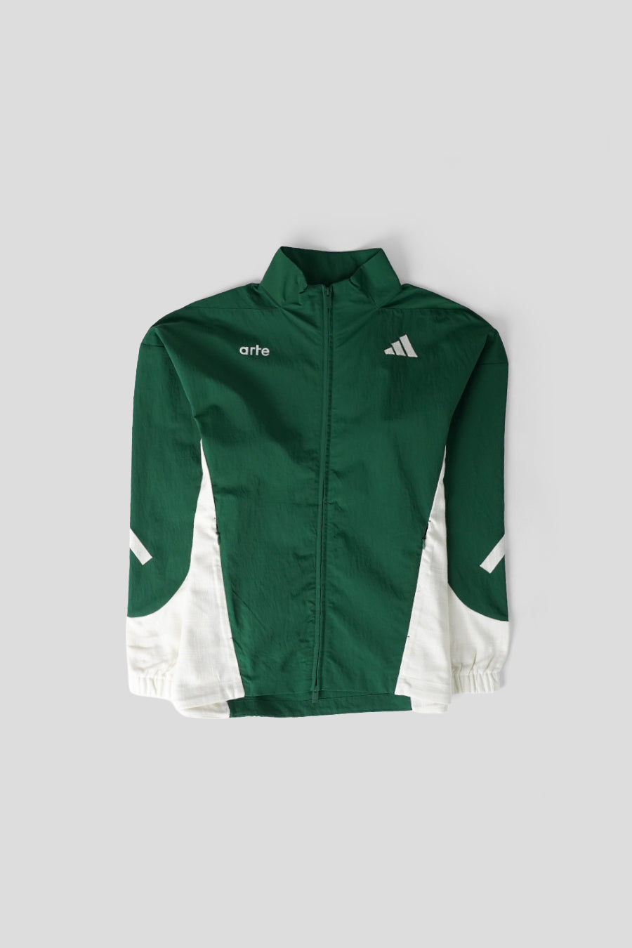 ADIDAS - VESTE DE SURVÊTEMENT ZIP MIX ZNE X ARTE VERTE ET ÉCRUE - LE LABO STORE