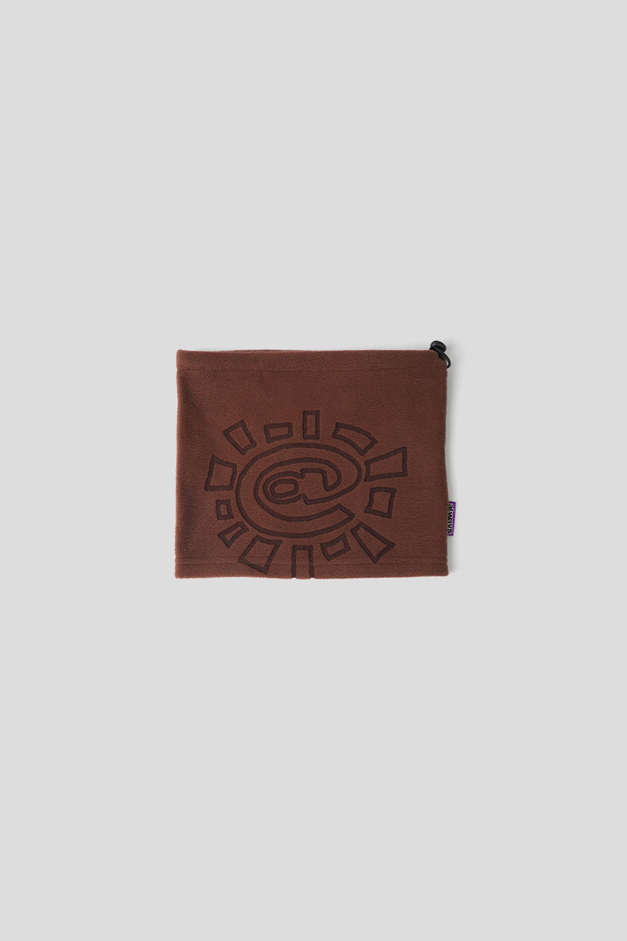 ALWAYS DO WHAT YOU SHOULD DO - CACHE-COU POLARFLEECE SNOOD MARRON - LE LABO STORE