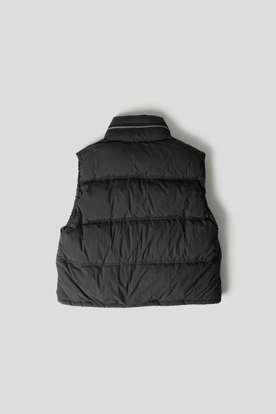 AMI PARIS - BLACK SLEEVELESS DOWN JACKET - LE LABO STORE
