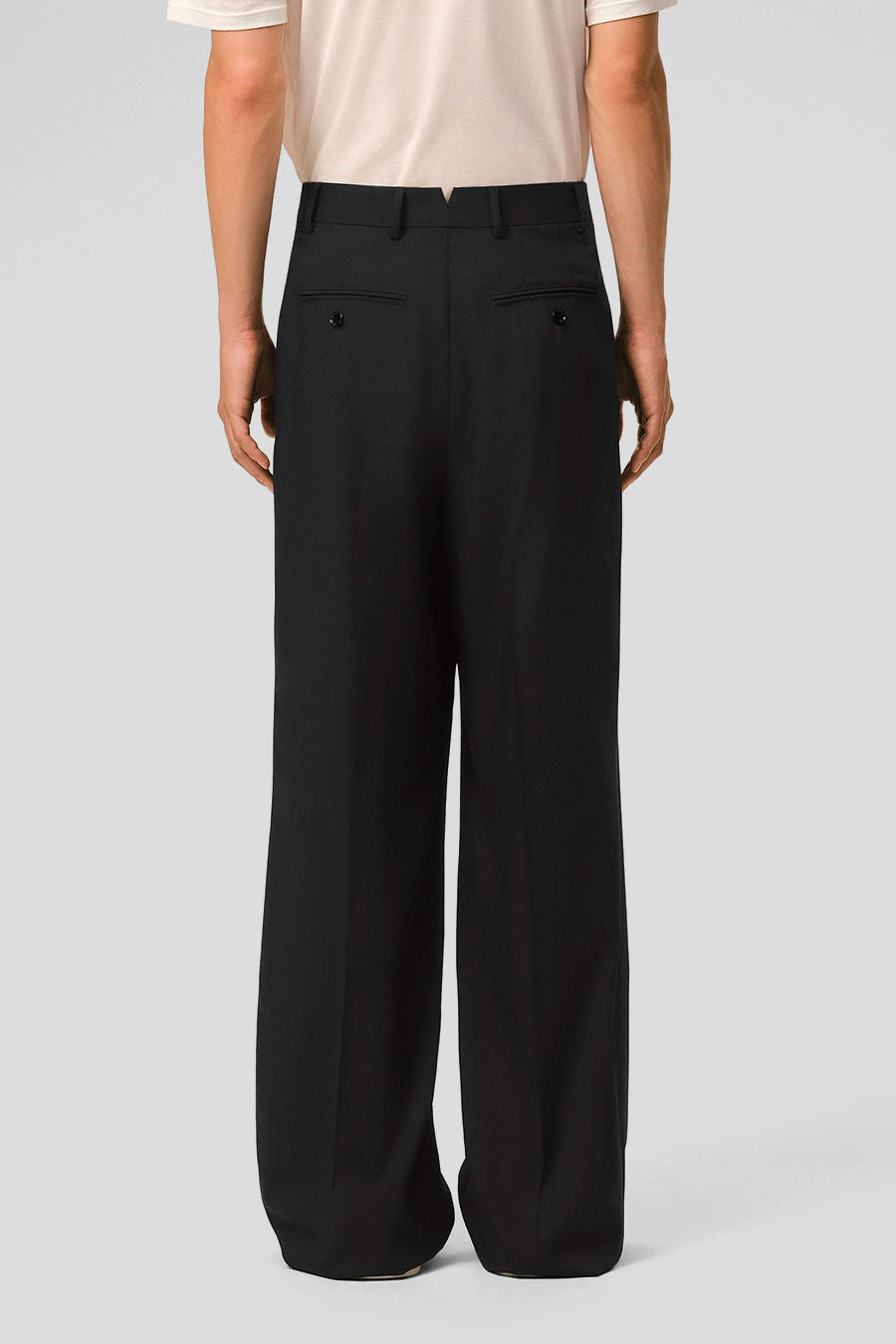 AMI PARIS - PANTALON LOW WAIST WIDE NOIR - LE LABO STORE