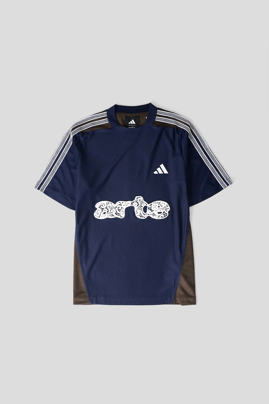 ADIDAS - JERSEY MIX X ARTE BLEU MARINE ET MARRON - LE LABO STORE