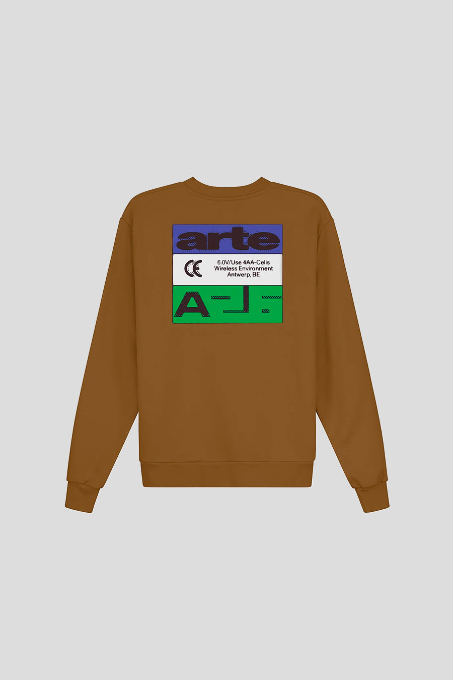 Arte - CREWNECK MULTICOLOR PRINT MARRON - LE LABO STORE