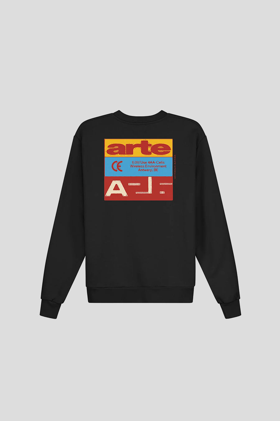 Arte - CREWNECK MULTICOLOR PRINT NOIR - LE LABO STORE