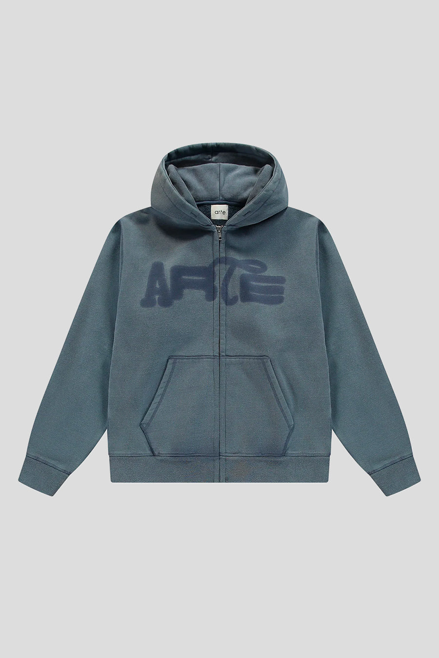Arte - HOODIE FADEOUT ZIP BLEU MARINE - LE LABO STORE