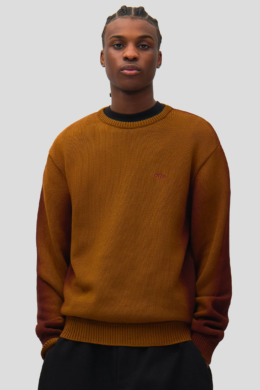 Arte - PULL SIDE FADE KNIT MARRON CLAIR - LE LABO STORE
