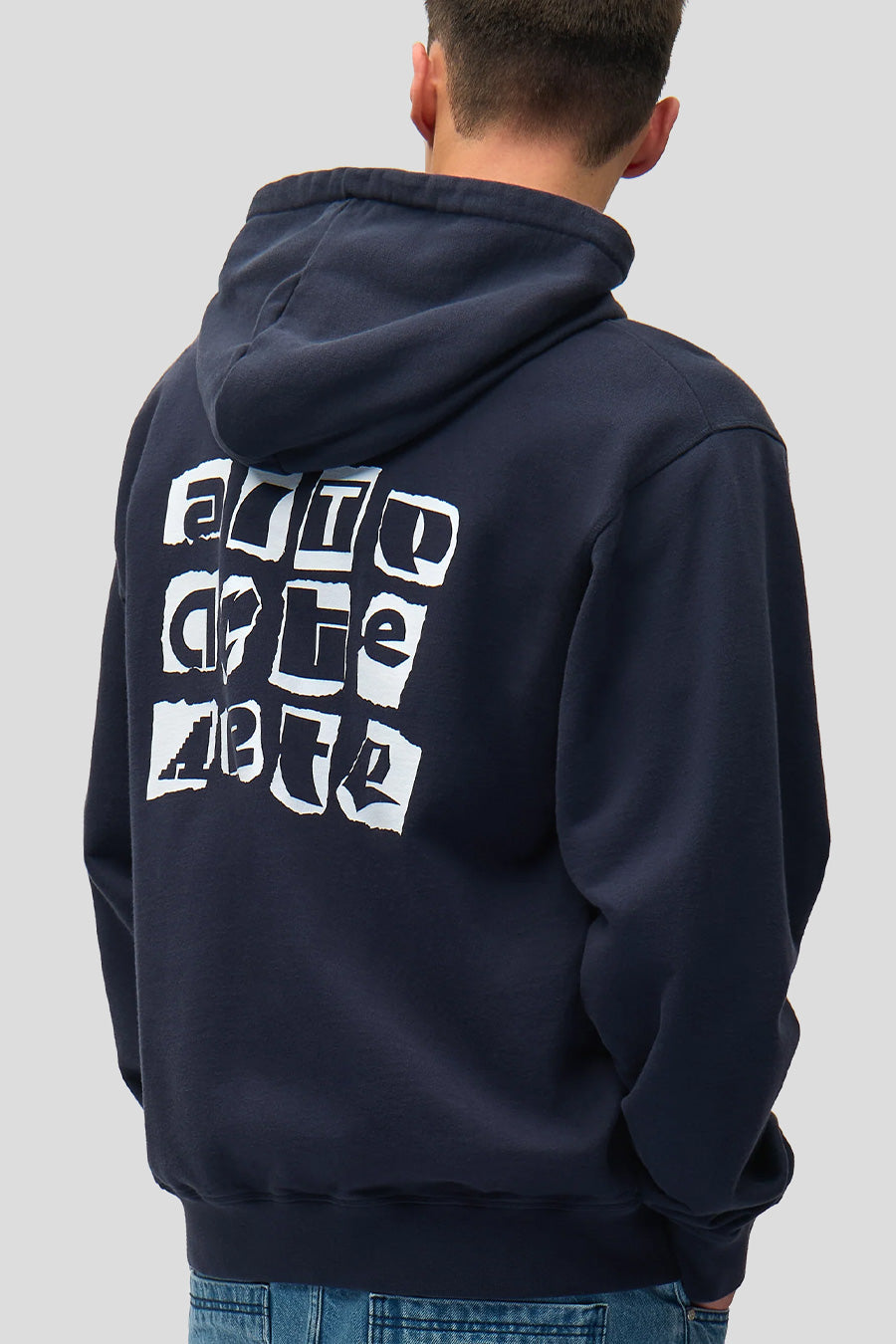 Arte - HOODIE MULTI BACK LOGO BLEU MARINE - LE LABO STORE