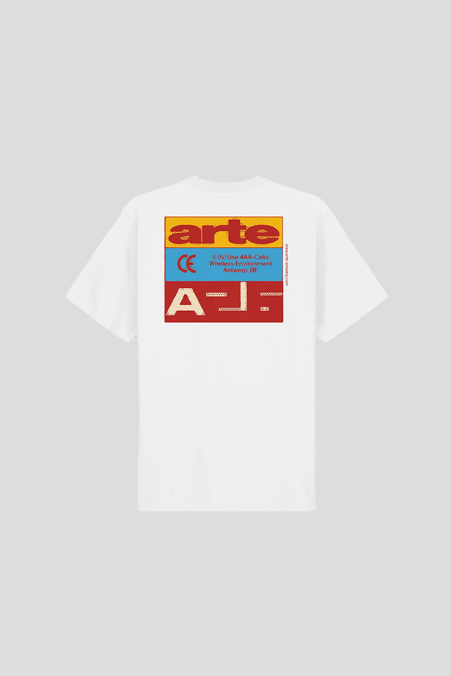 Arte - T-SHIRT MULTICOLOR PRINT BLANC - LE LABO STORE