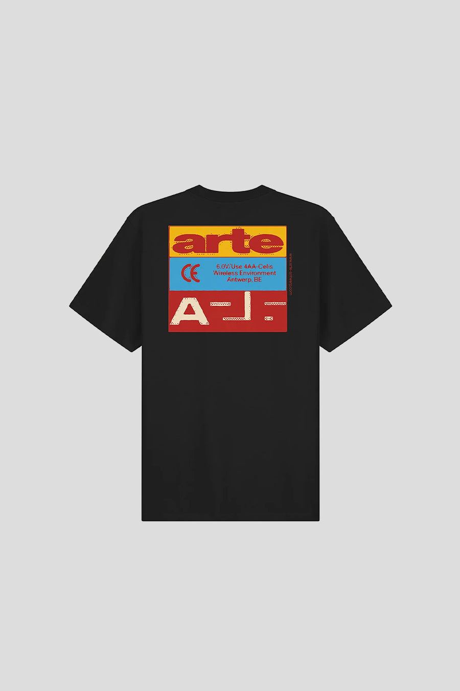 Arte - T-SHIRT MULTICOLOR PRINT NOIR - LE LABO STORE