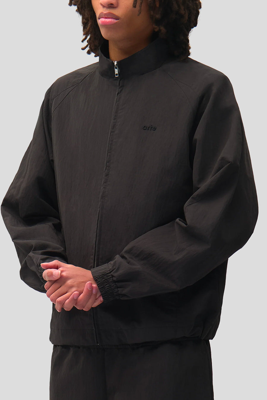 Arte - VESTE COTTON MIX TRACK NOIRE - LE LABO STORE