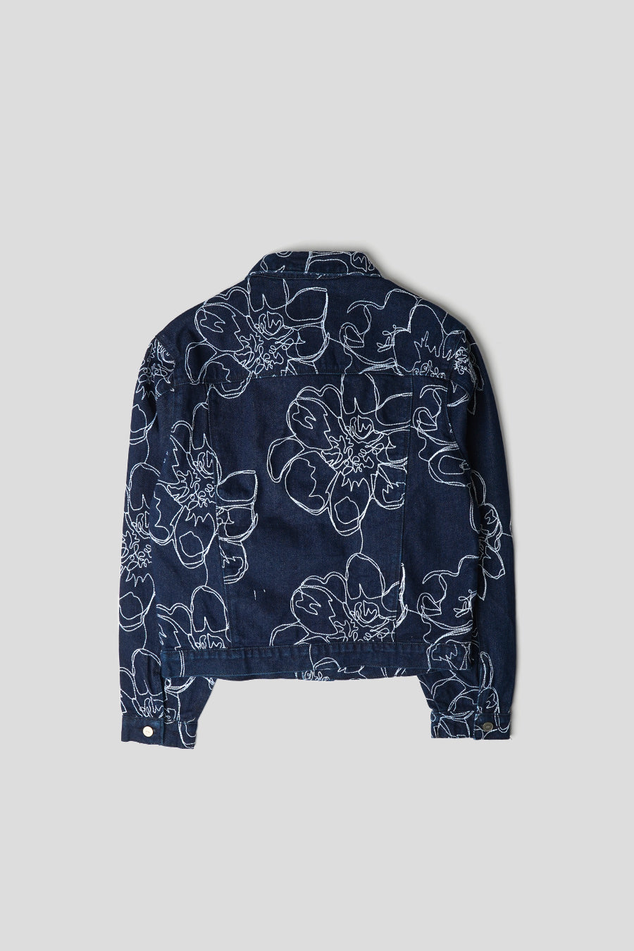 Arte - NAVY FLOWER STITCH JACKET - LE LABO STORE