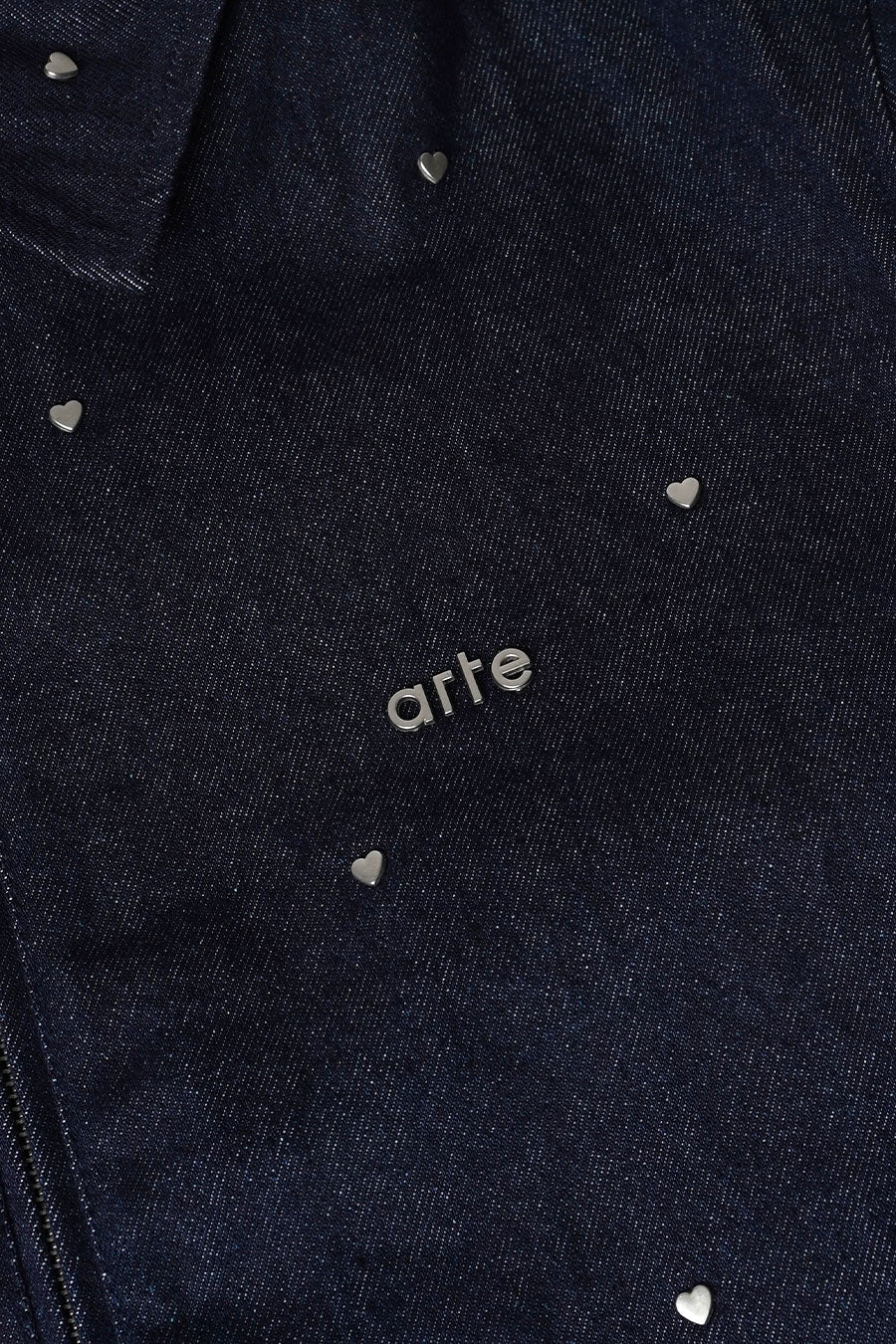 Arte - VESTE HEART DENIM BLEU MARINE - LE LABO STORE