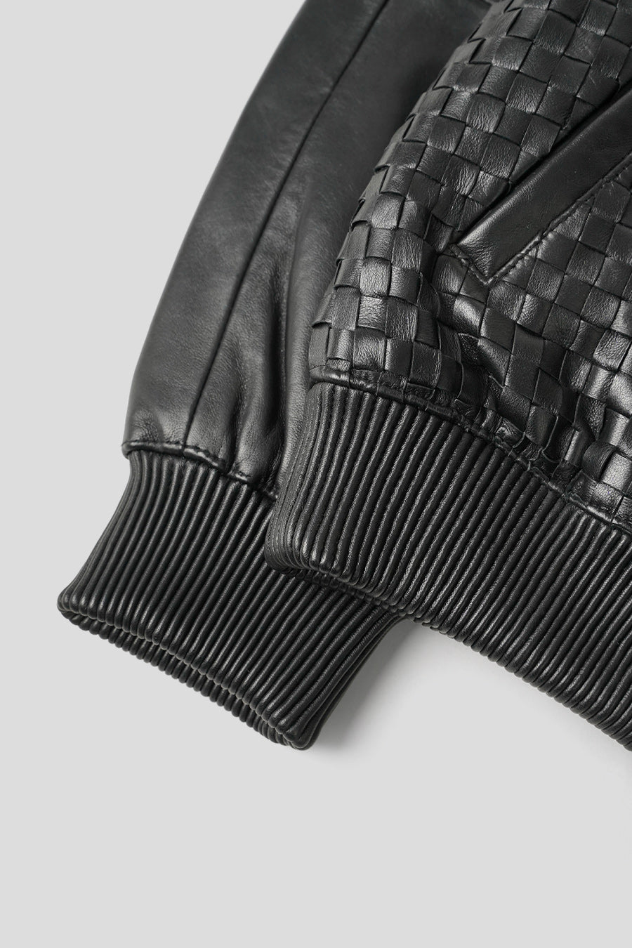Arte - BLACK SQUARE LEATHER JACKET - LE LABO STORE