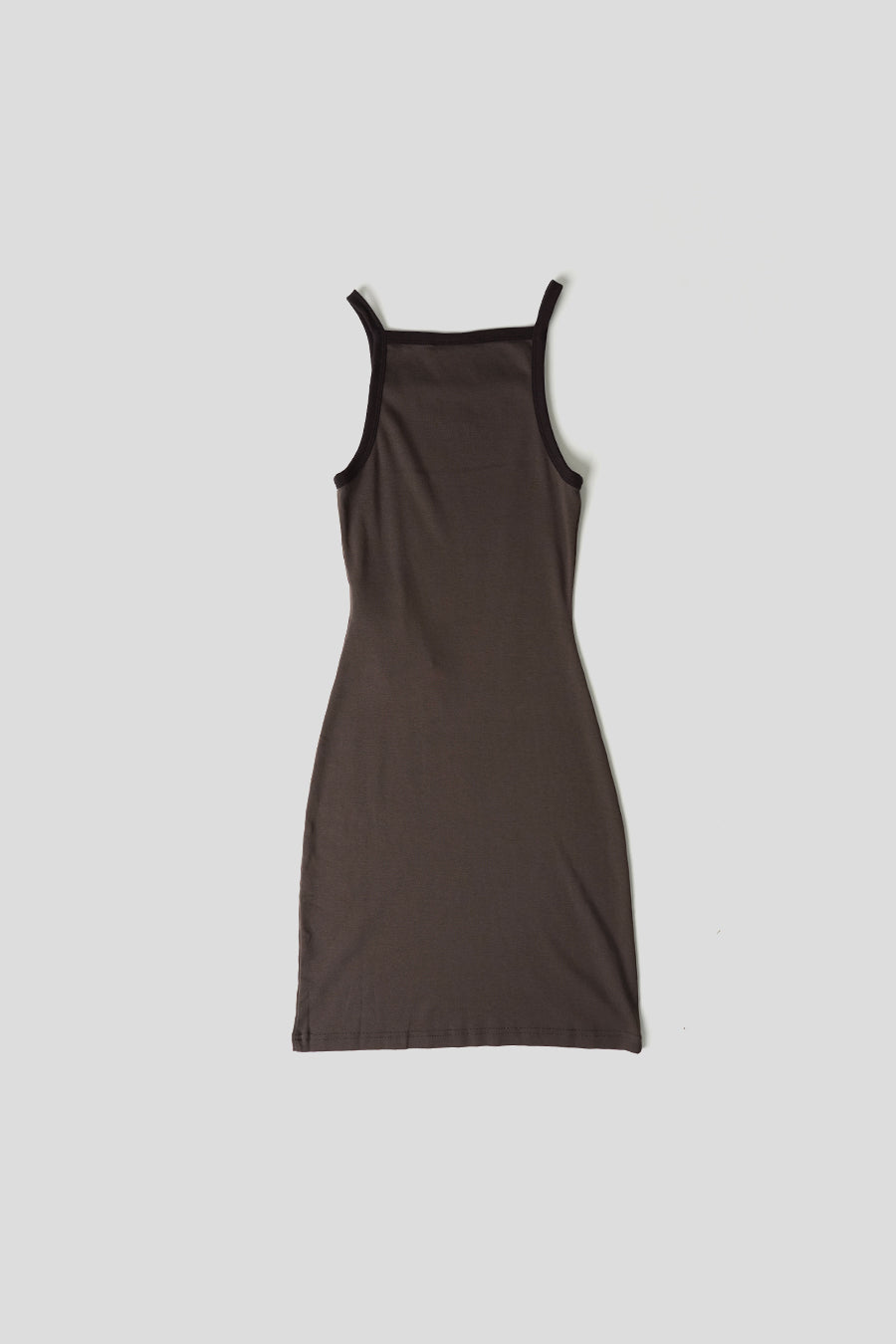 COURRÈGES - MINI ROBE CONTRAST MARRON FONCÉ - LE LABO STORE