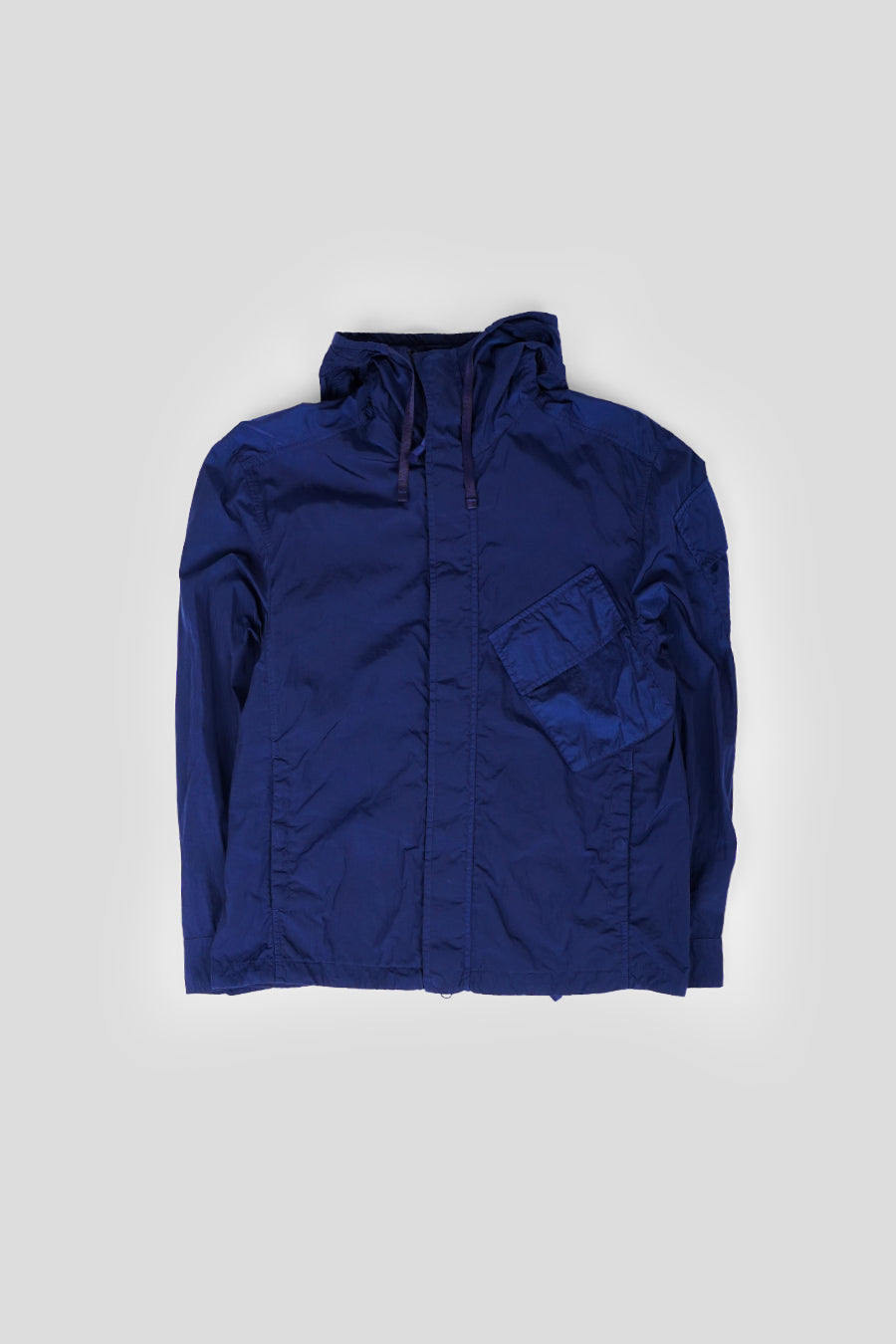 CP COMPANY - SURCHEMISE ZIPPÉ À CAPUCHE BLEUE - LE LABO STORE