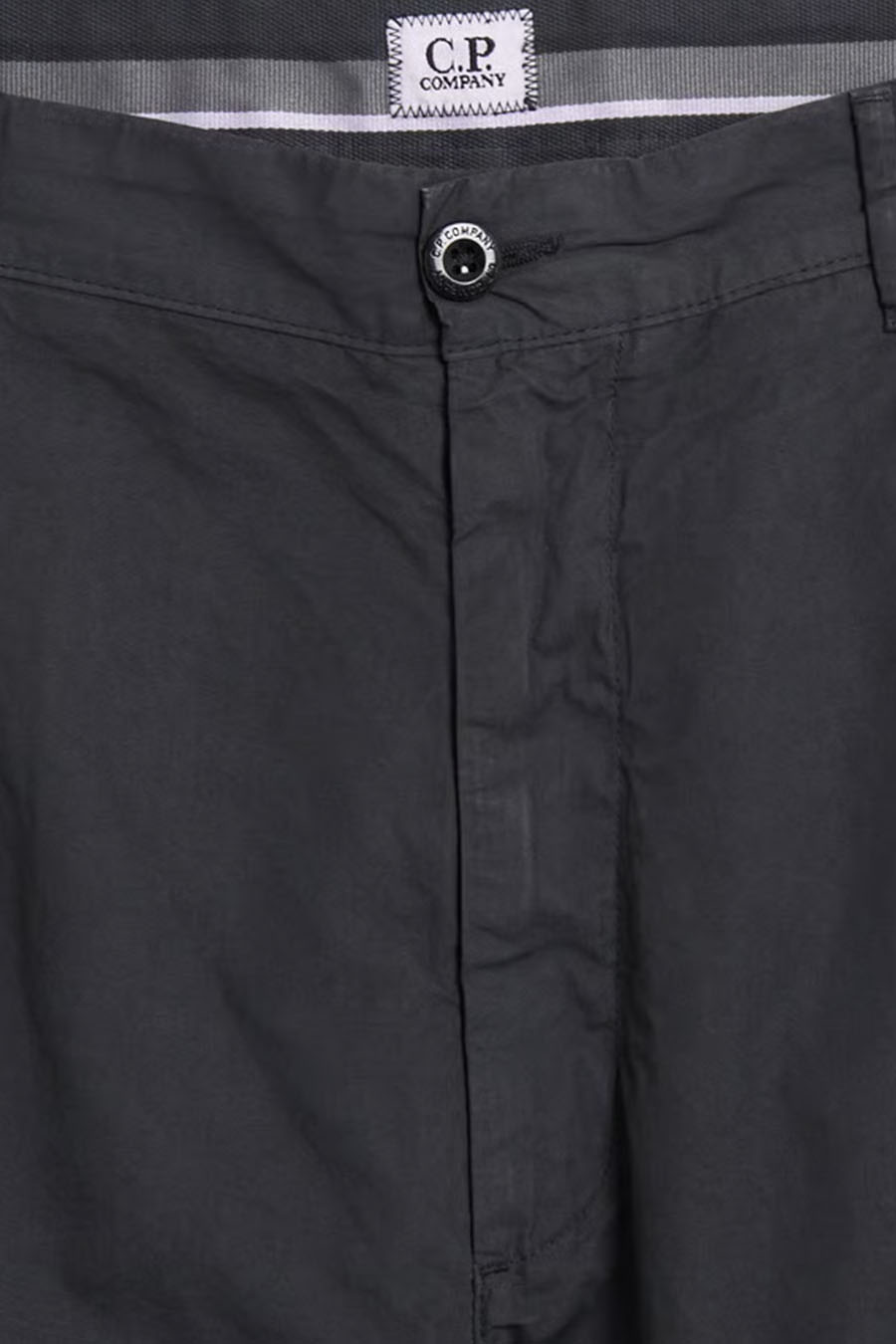 CP COMPANY - PANTALON CARGO MICROREPS PEACHED PFD NOIR - LE LABO STORE