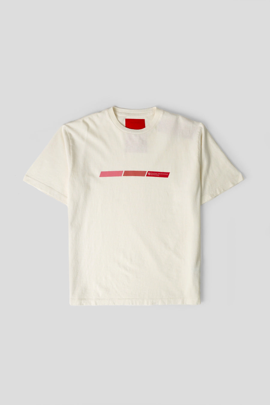 DISTRICT VISION - T-shirt en coton DV + MO.S blanc vintage - LE LABO STORE