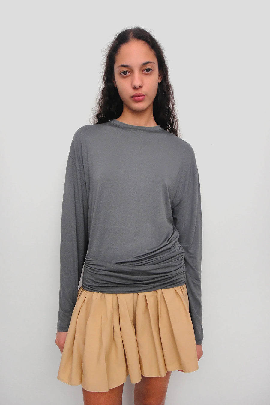 GIMAGUAS - GREY AND BEIGE CHICO DRESS - LE LABO STORE