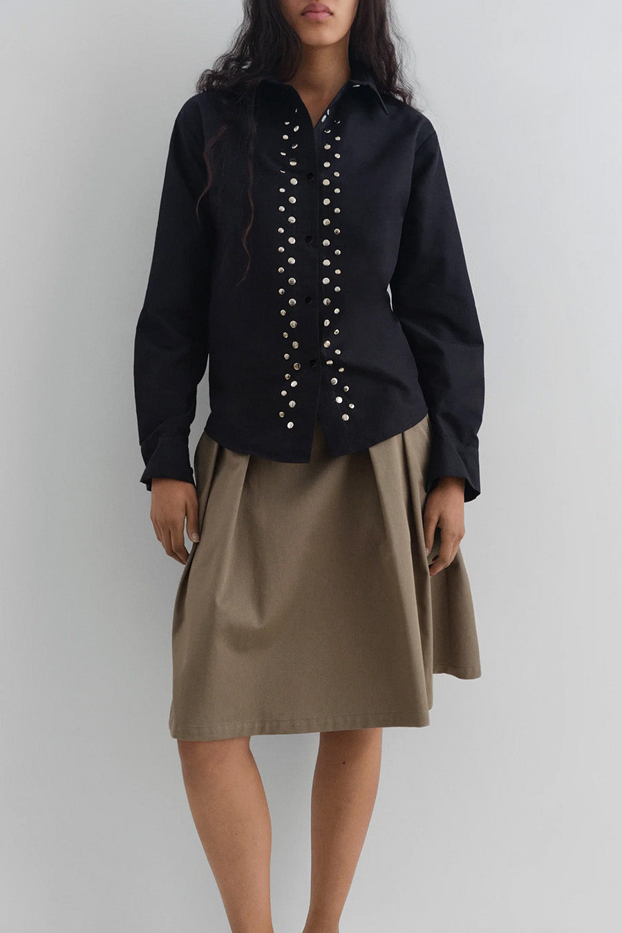 GIMAGUAS - CHEMISE À MANCHES LONGUES SKY NOIRE - LE LABO STORE