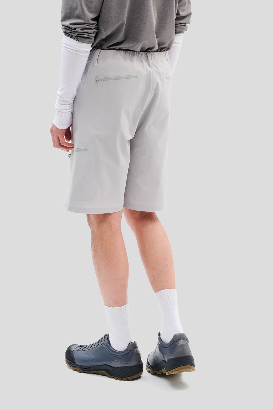 HIKING PATROL - LIGHT GREY TECHNICAL SHORTS - LE LABO STORE
