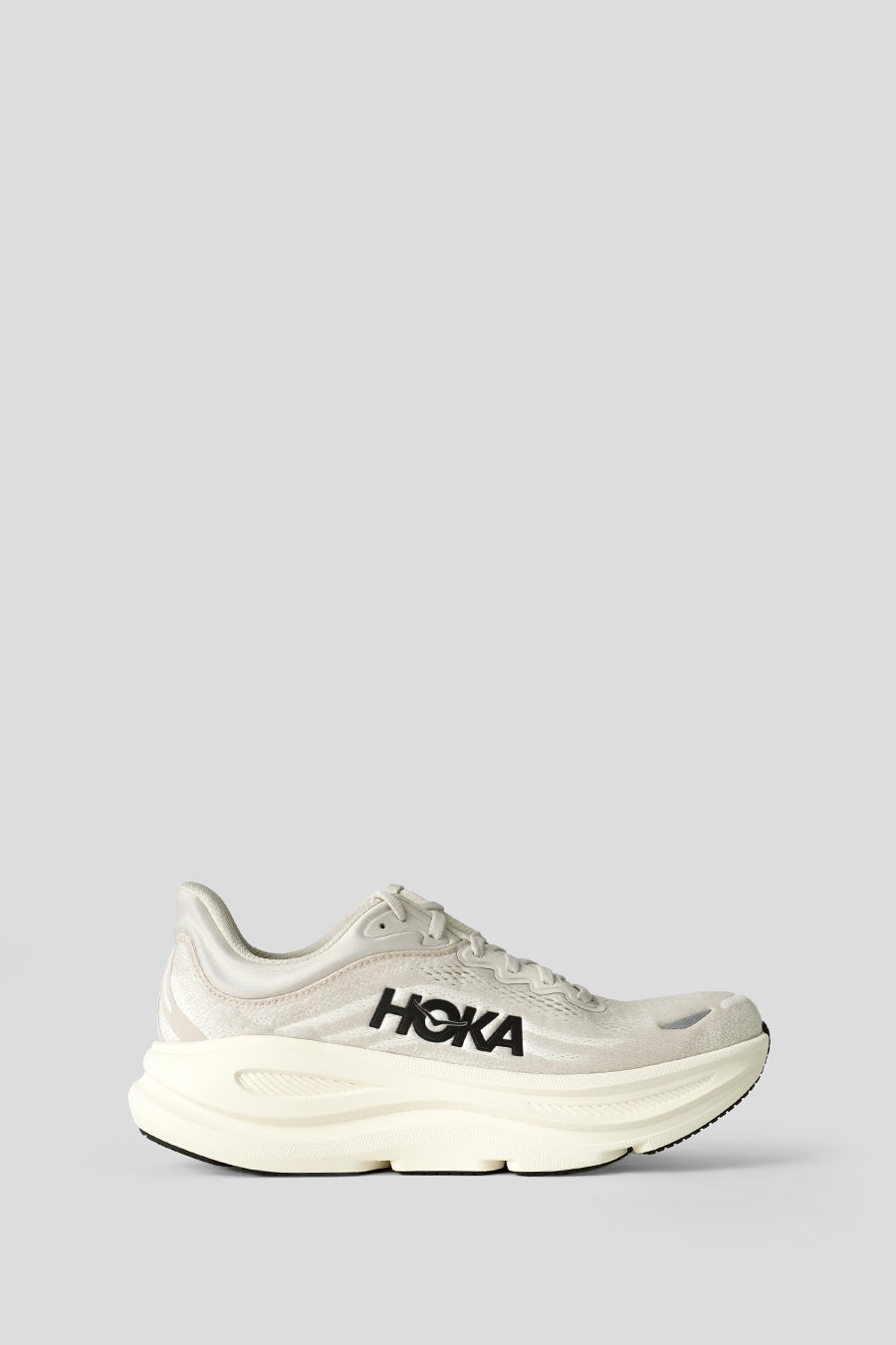 HOKA ONE ONE - SNEAKERS M BONDI 9 RIVER ROCK GREY ET ALABASTER - LE LABO STORE