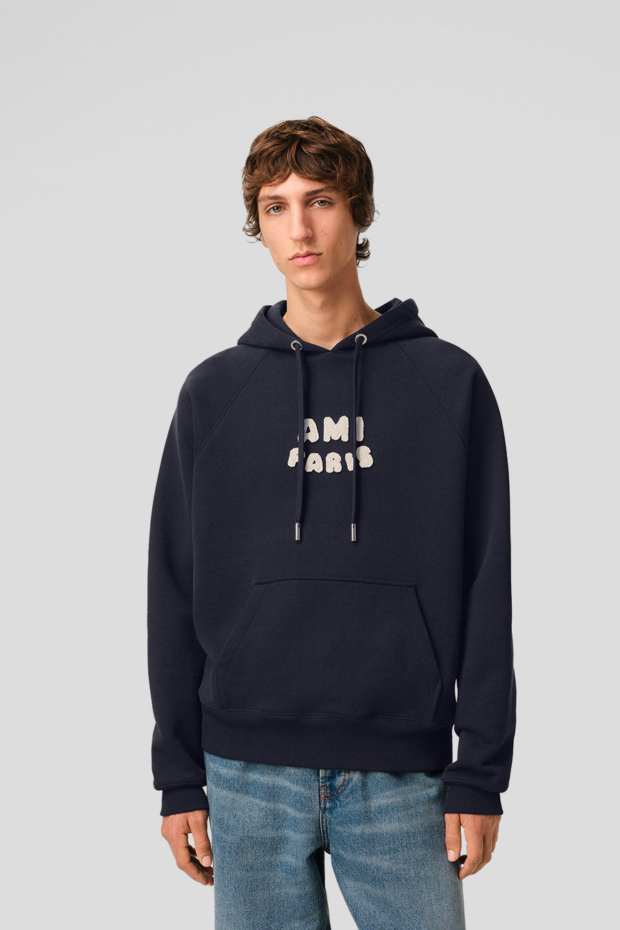 AMI PARIS - NAVY BLUE HOODIE PATCH - LE LABO STORE