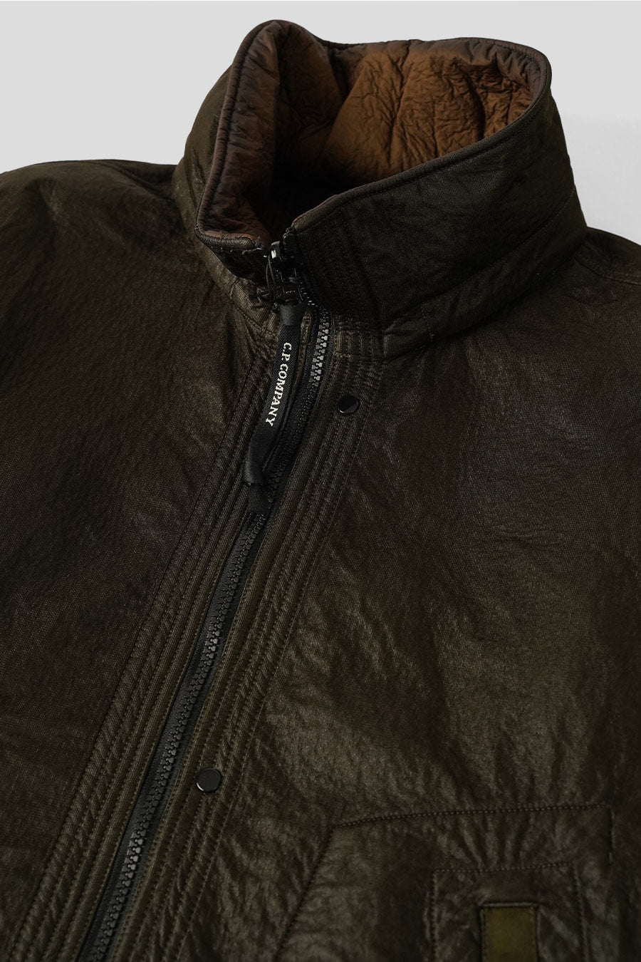 CP COMPANY - DOUDOUNE BI-FACE REVERSIBLE VERTE FONCÉE - LE LABO STORE