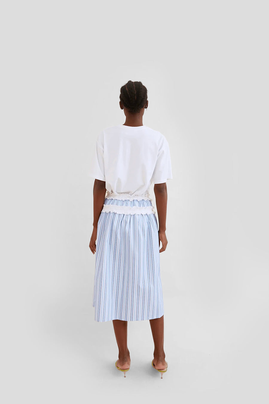 OpéraSPORT - BLUE STRIPE ALBERTINE SKIRT - LE LABO STORE