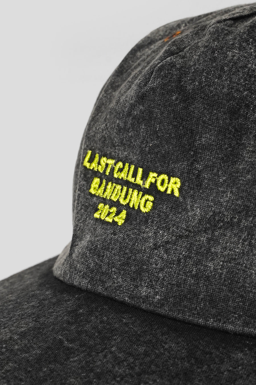 LAST CALL FOR - CASQUETTE LOGO BANDUNG NOIRE DÉLAVÉE - LE LABO STORE
