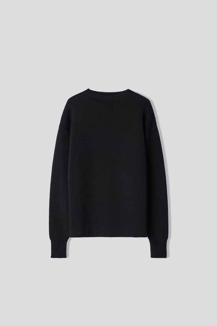 LEMAIRE - SWEATSHIRT BOAT NECK NOIR - LE LABO STORE
