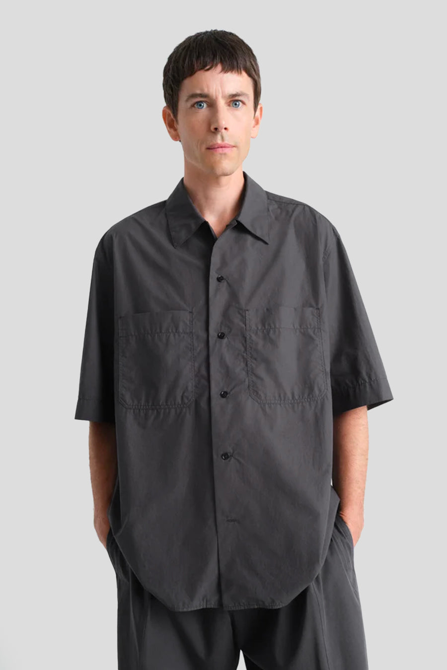 LEMAIRE - CHEMISE CONVERTIBLE CHARBON - LE LABO STORE