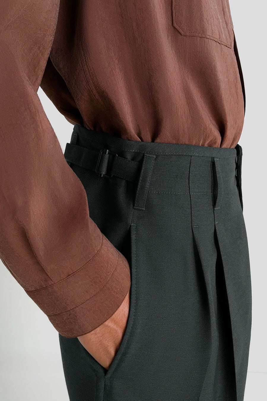 LEMAIRE - COAL PLEATED PANT - LE LABO STORE