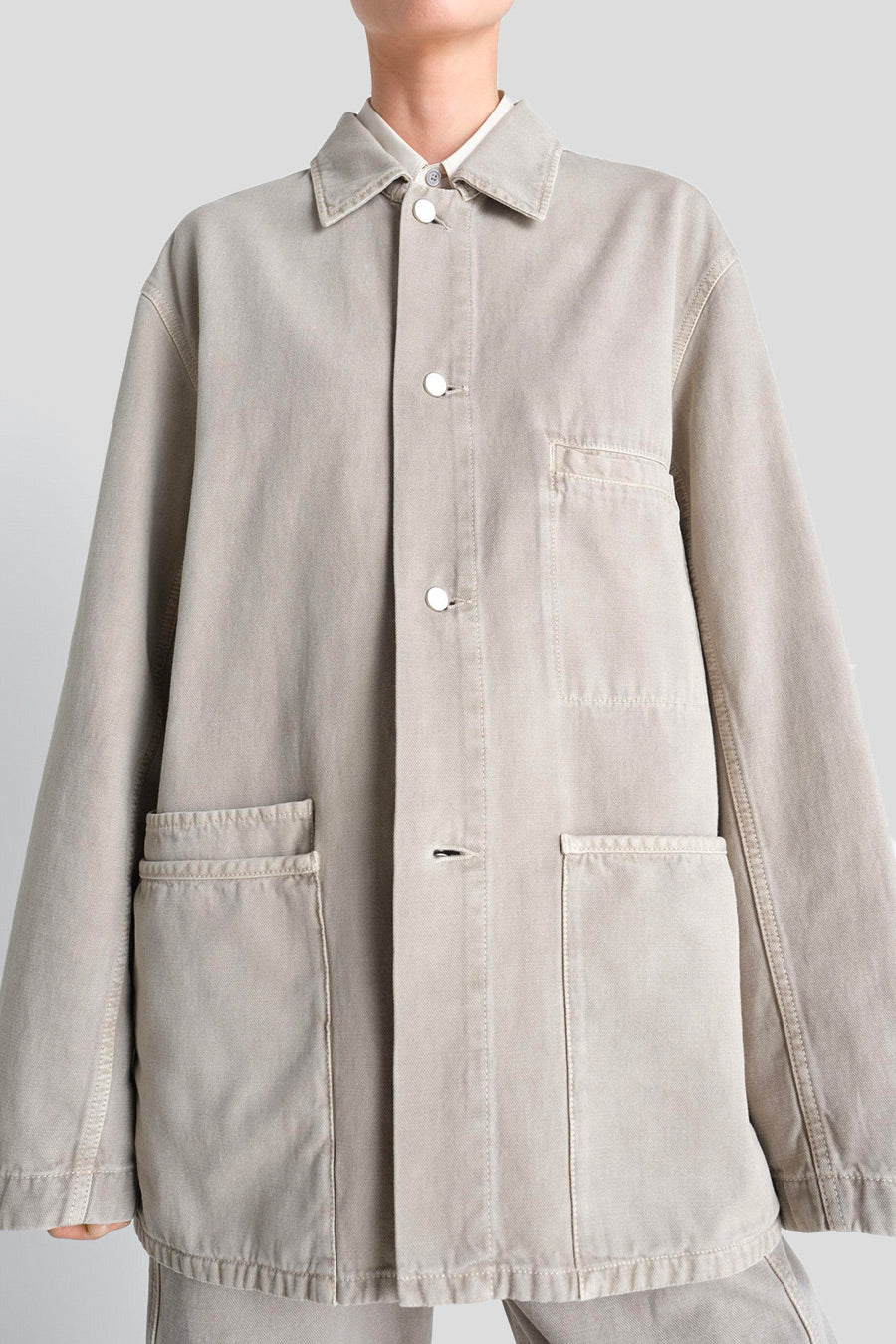 LEMAIRE - SURCHEMISE UTILITY MOONSTONE - LE LABO STORE