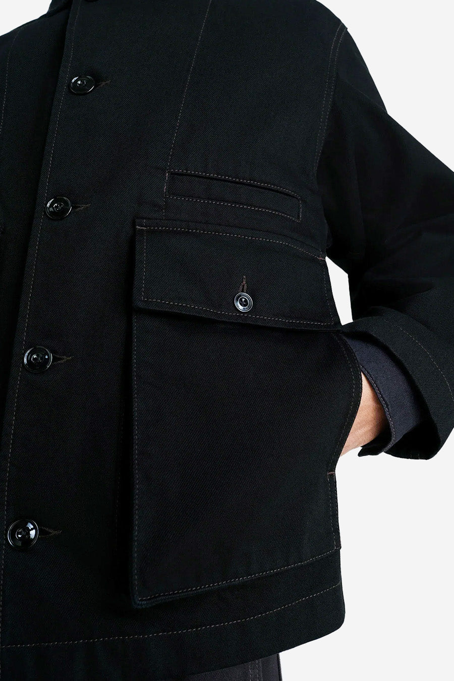 LEMAIRE - BLACK BOXY JACKET - LE LABO STORE