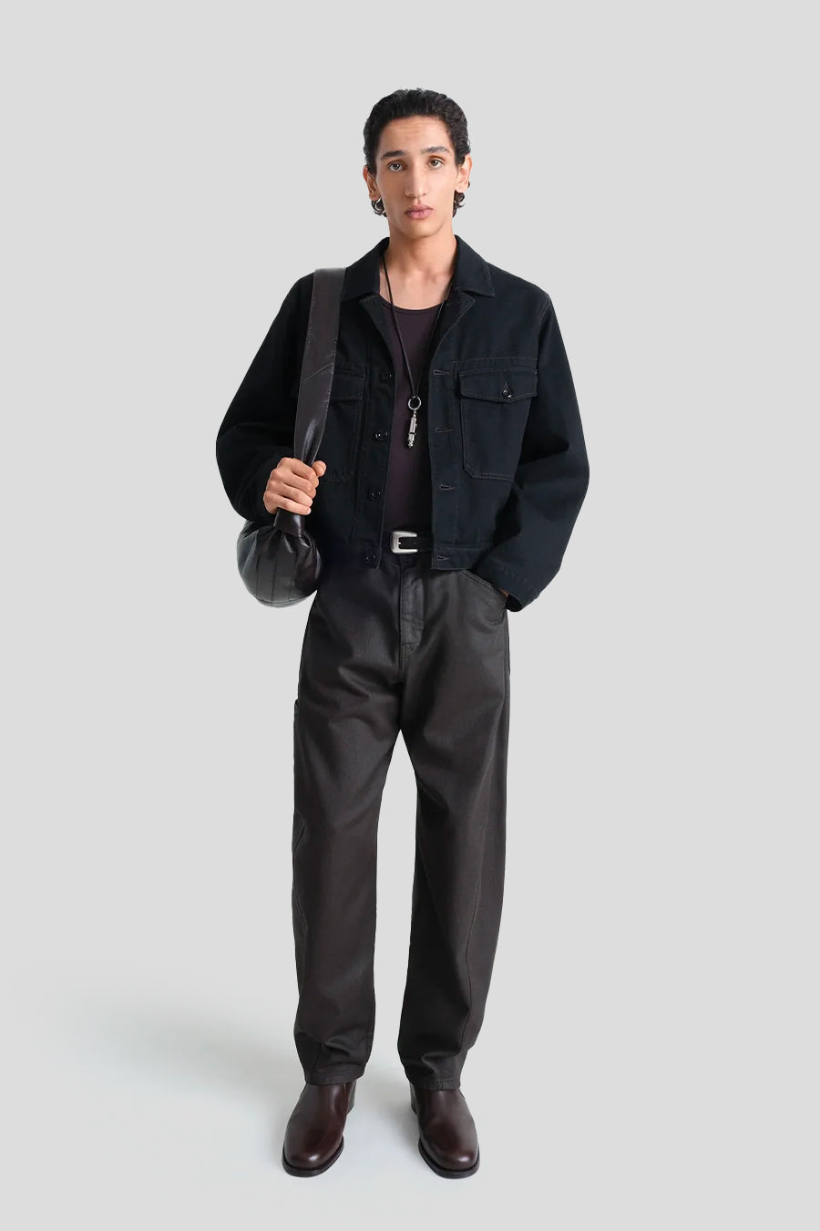 LEMAIRE - VESTE TRUCKER NOIRE - LE LABO STORE