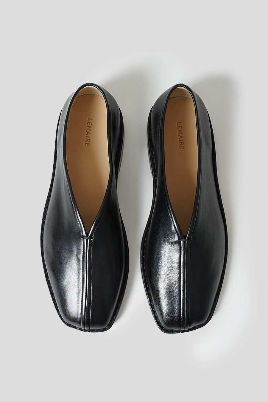LEMAIRE - CHAUSSONS PASSEPOILÉS NOIRS - LE LABO STORE