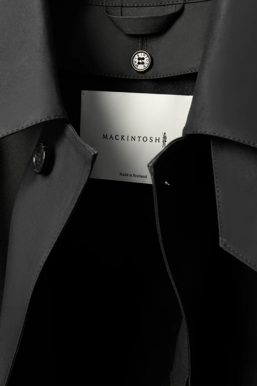 MACKINTOSH - MANTEAU HUMBIE CASHMERE WOOL BLEND NOIR - LE LABO STORE