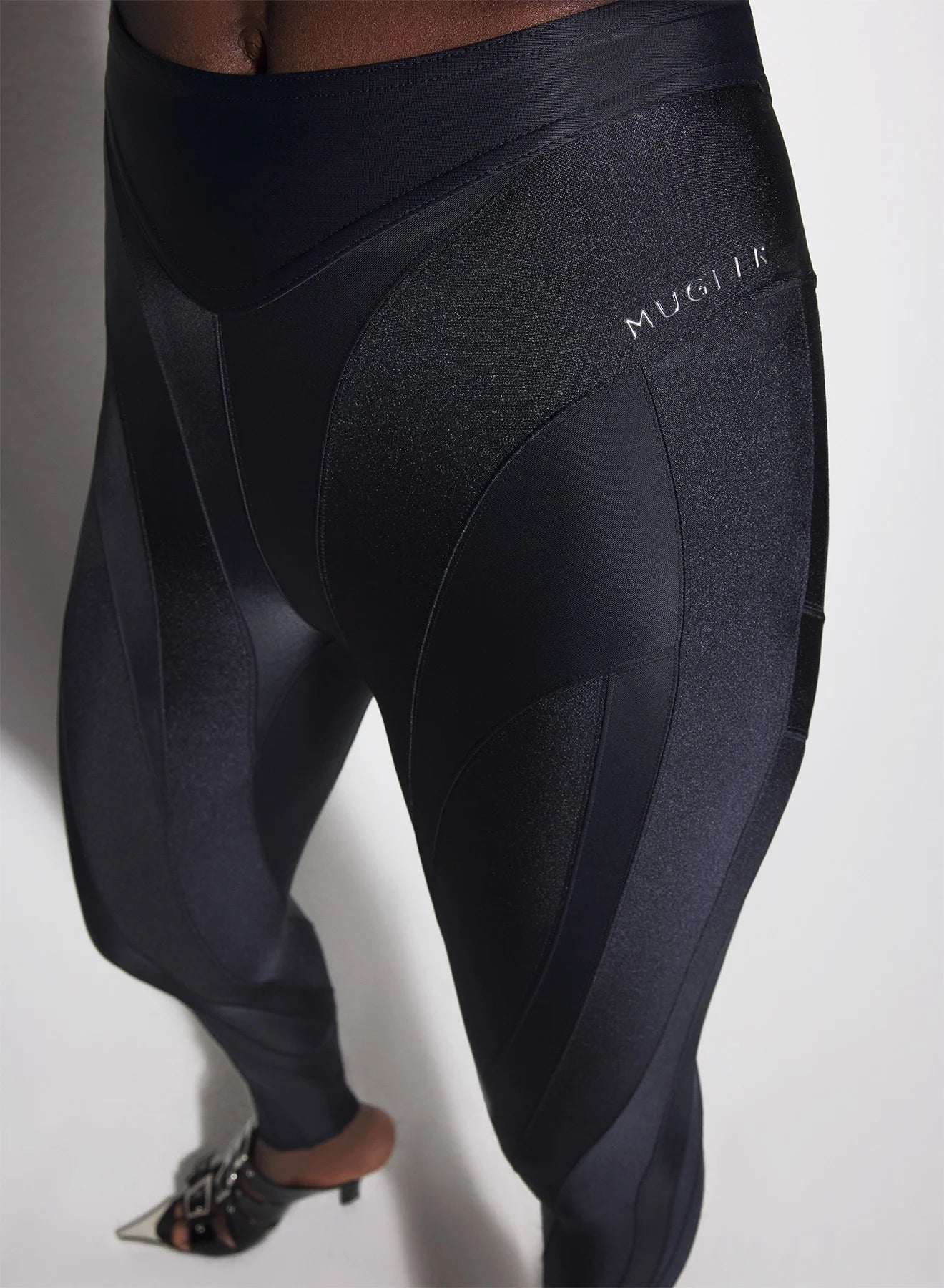 MUGLER - LEGGING SPIRAL NOIR - LE LABO STORE