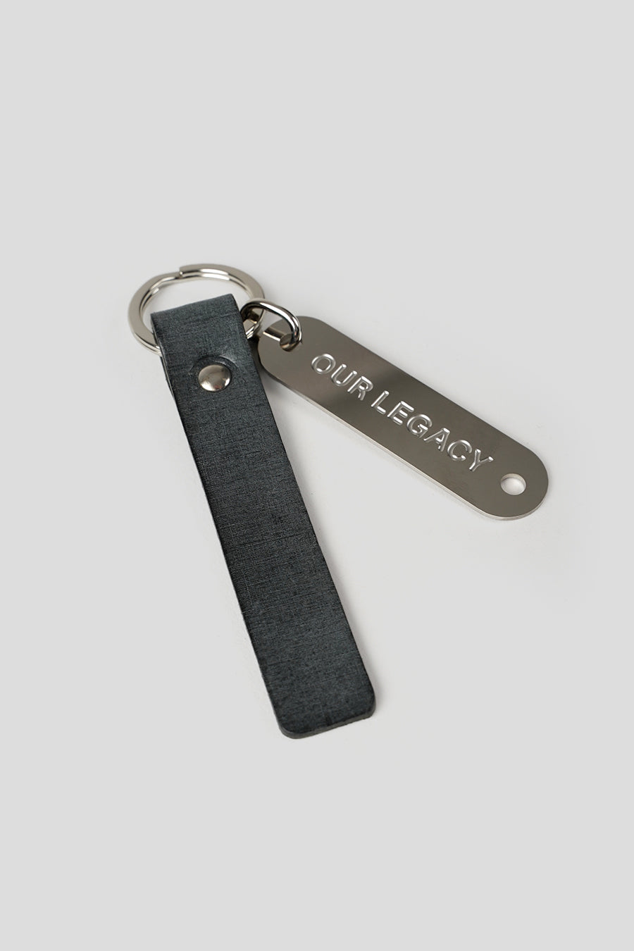 Our Legacy - PORTE-CLÉS EN CUIR GRIS - LE LABO STORE