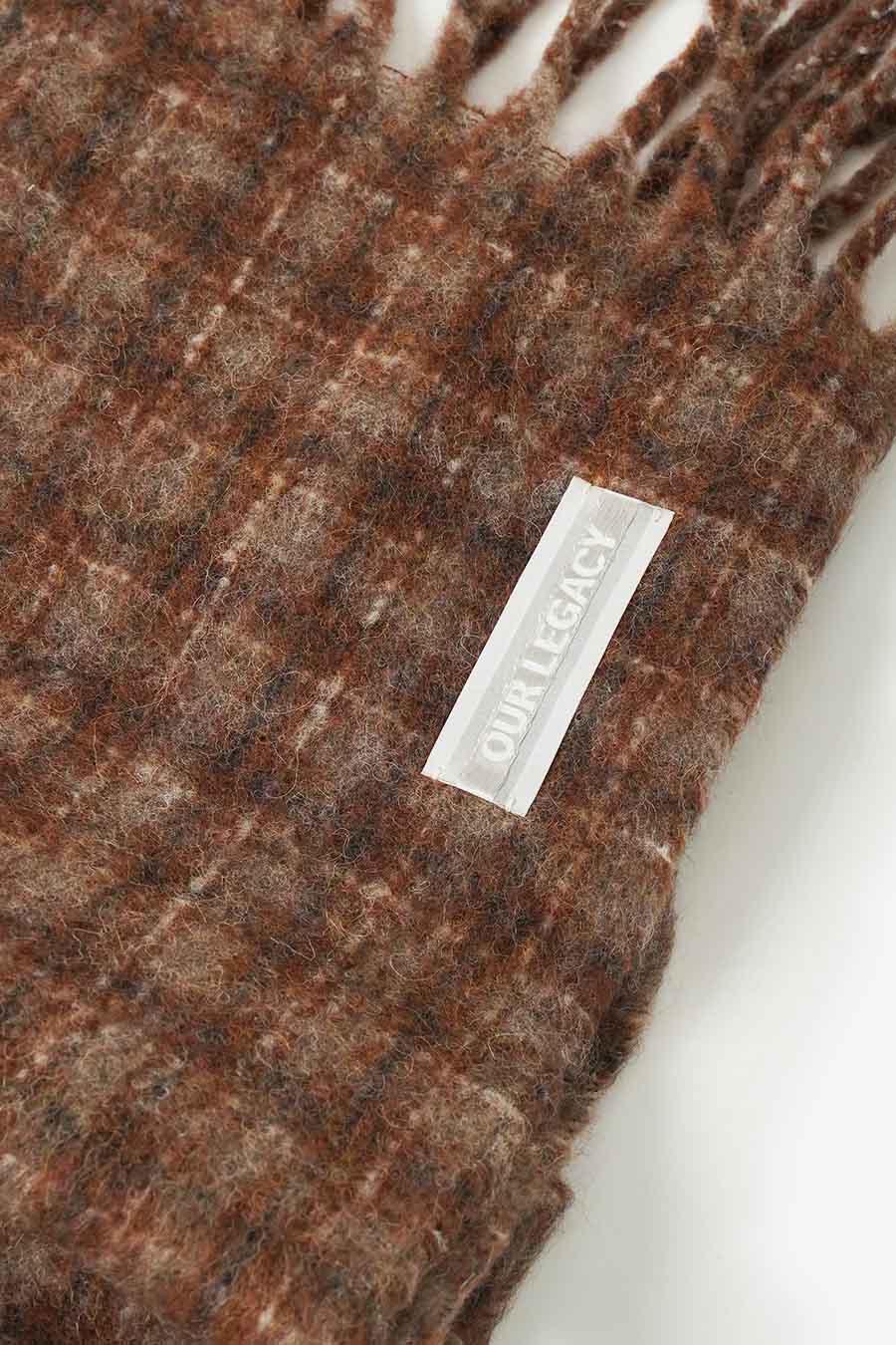 Our Legacy - ÉCHARPE ESTATE MARRON - LE LABO STORE